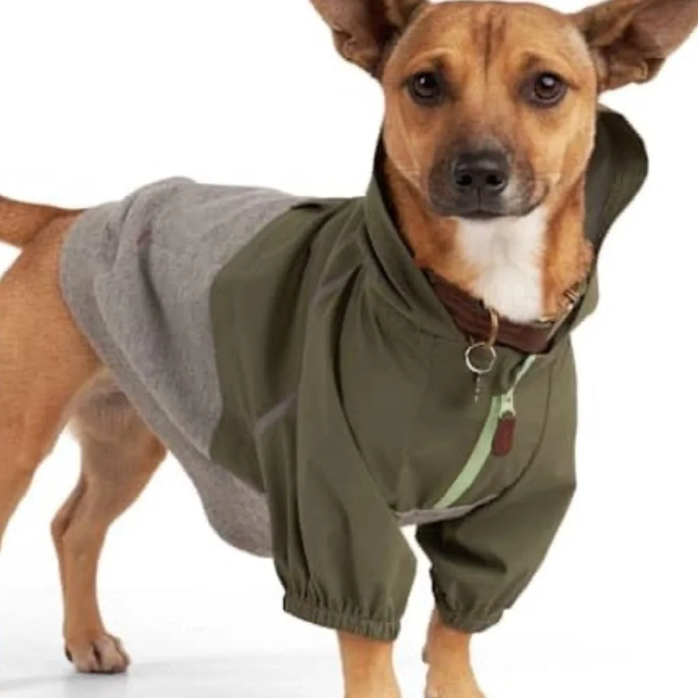 REDDY Dog Windbreaker Sports Color-Block Dog Hoodie